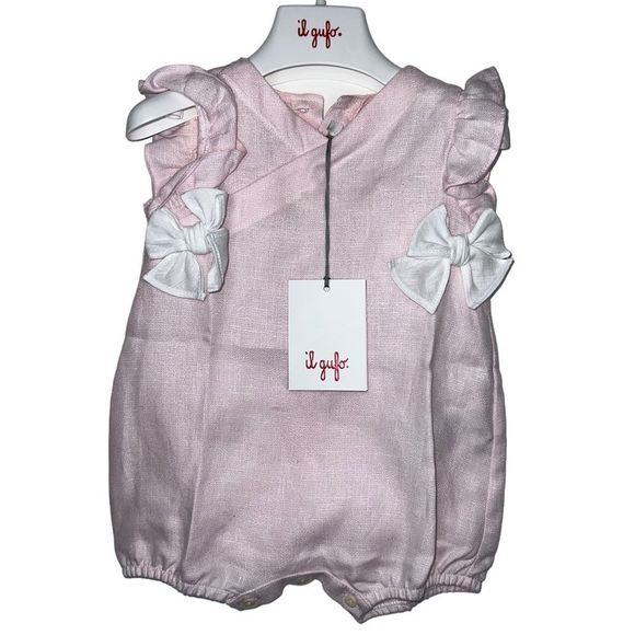 Il Gufo Other - IL Gufo Pink Onsie Dress